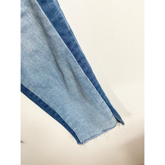 Paige Womens Hoxton Slim Two Toned Slanted Fray Women's Denim Ankle Jeans 32 - Picture 3 of 6